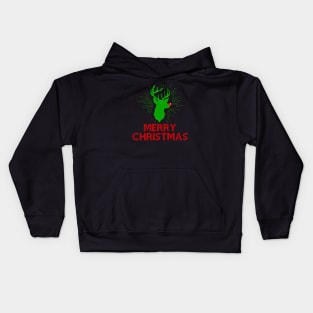 "MERRY CHRISTMAS RUDOLPH" Kids Hoodie